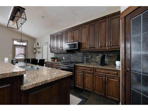 113 Red Lily Gate, Fort Mcmurray, AB - Indoor Photo Showing Kitchen With Double Sink