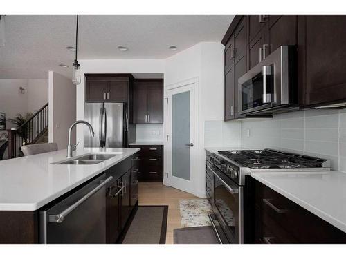 145 Shalestone Place, Fort Mcmurray, AB - Indoor Photo Showing Kitchen With Double Sink With Upgraded Kitchen