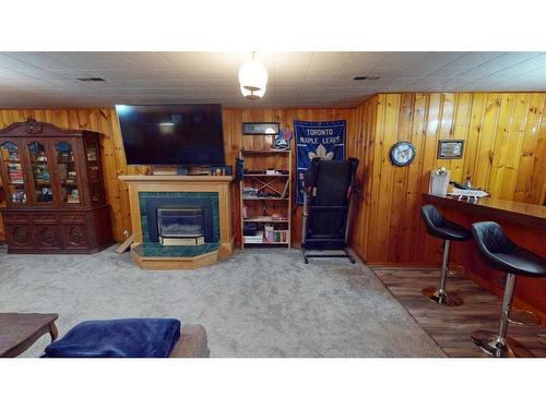 4812 51 Avenue, Vilna, AB - Indoor With Fireplace