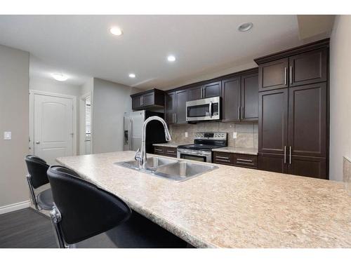 161 Dakin Drive, Fort Mcmurray, AB - Indoor Photo Showing Kitchen With Double Sink With Upgraded Kitchen