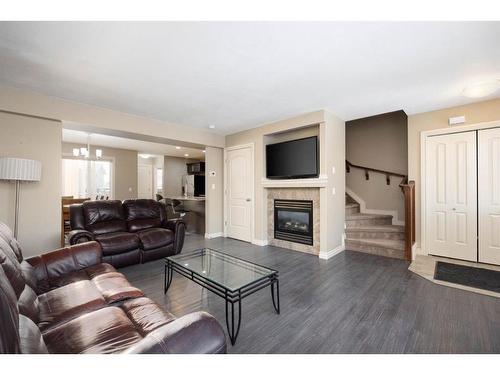 161 Dakin Drive, Fort Mcmurray, AB - Indoor Photo Showing Living Room With Fireplace