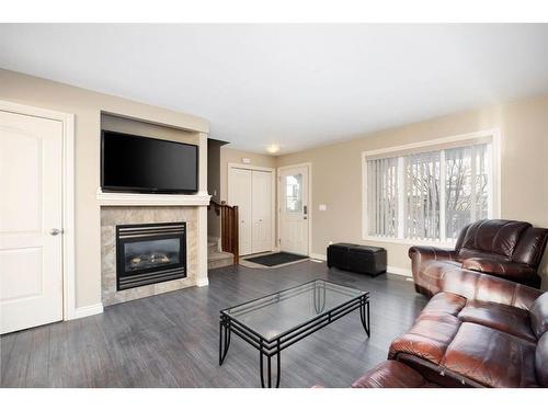 161 Dakin Drive, Fort Mcmurray, AB - Indoor Photo Showing Living Room With Fireplace