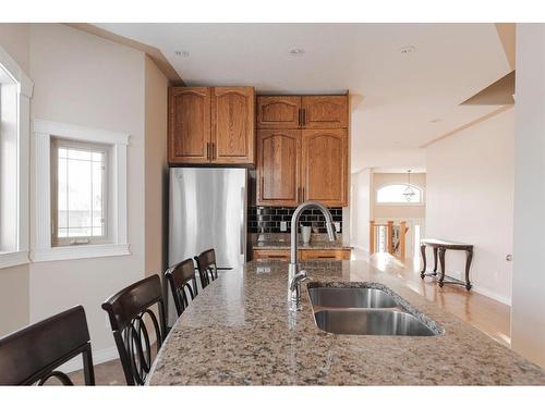 124 Woodpecker Green, Fort Mcmurray, AB - Indoor Photo Showing Kitchen With Double Sink