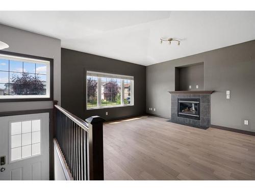 314 Plamondon Drive, Fort Mcmurray, AB - Indoor Photo Showing Living Room With Fireplace