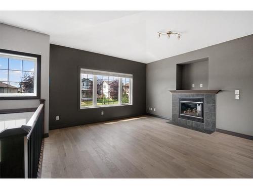 314 Plamondon Drive, Fort Mcmurray, AB - Indoor Photo Showing Living Room With Fireplace