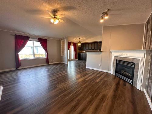 132 Morgan Avenue, Fort Mcmurray, AB - Indoor Photo Showing Living Room With Fireplace