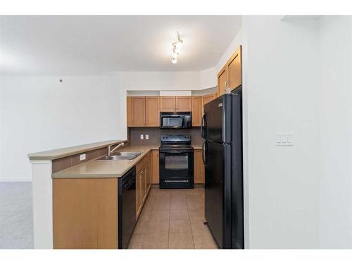 402-100 Denholm Gate, Fort Mcmurray, AB - Indoor Photo Showing Kitchen With Double Sink