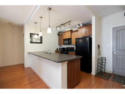 1415-204 Sparrow Hawk Drive, Fort Mcmurray, AB - Indoor Photo Showing Kitchen With Double Sink