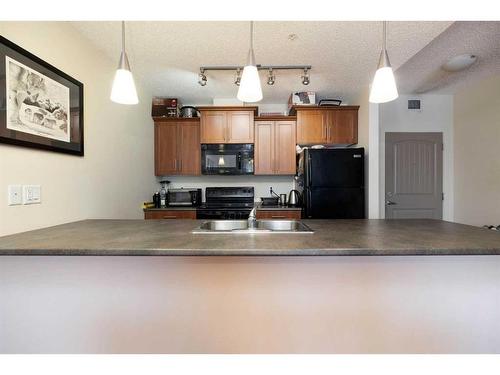 1415-204 Sparrow Hawk Drive, Fort Mcmurray, AB - Indoor Photo Showing Kitchen With Double Sink