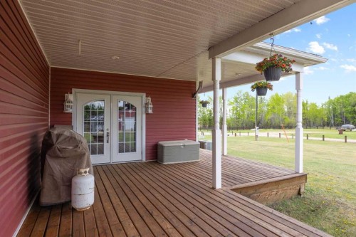 184055 Twp Rd 684, Rural Athabasca County, AB - Outdoor With Deck Patio Veranda With Exterior