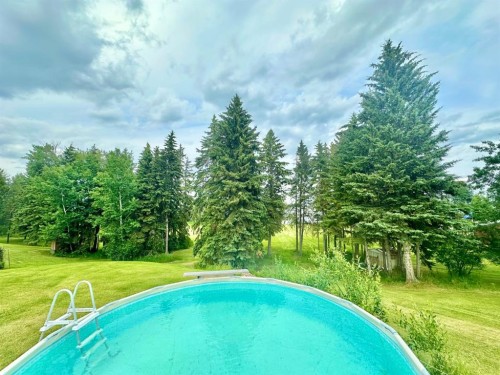 318 15156 Old Trail, Lac La Biche, AB - Outdoor With Above Ground Pool
