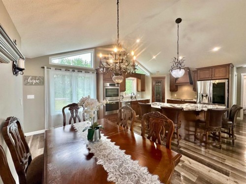 318 15156 Old Trail, Lac La Biche, AB - Indoor Photo Showing Dining Room