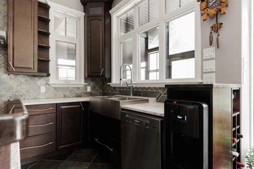5747 Draper Road, Fort Mcmurray, AB - Indoor Photo Showing Kitchen With Double Sink