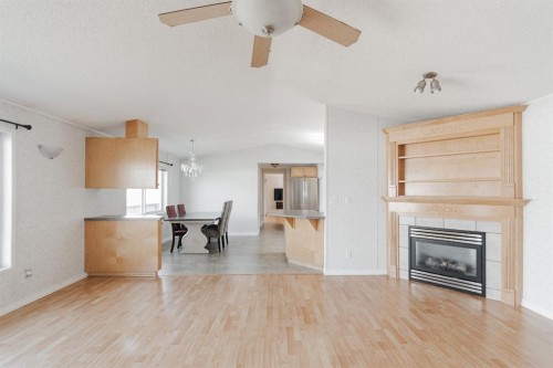 116 Balsam Way, Fort Mcmurray, AB - Indoor Photo Showing Living Room With Fireplace