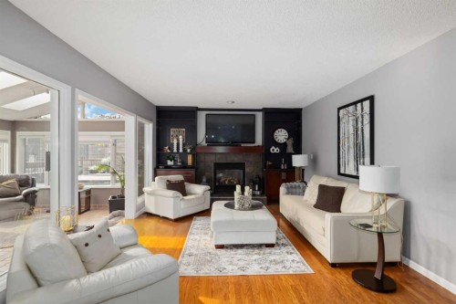 145 Burns Place, Fort Mcmurray, AB - Indoor Photo Showing Living Room With Fireplace