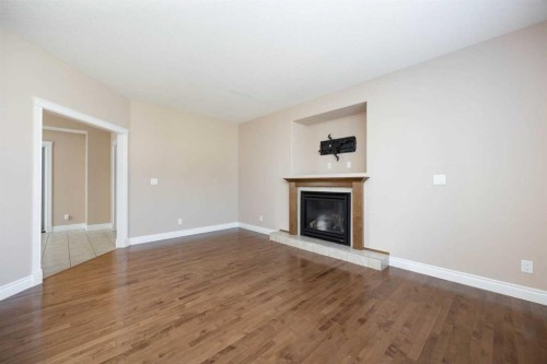 236 Falcon Drive, Fort Mcmurray, AB - Indoor Photo Showing Living Room With Fireplace