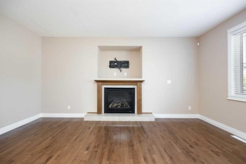 236 Falcon Drive, Fort Mcmurray, AB - Indoor Photo Showing Living Room With Fireplace