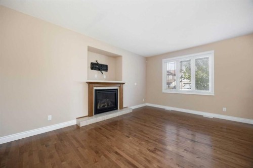 236 Falcon Drive, Fort Mcmurray, AB - Indoor Photo Showing Living Room With Fireplace