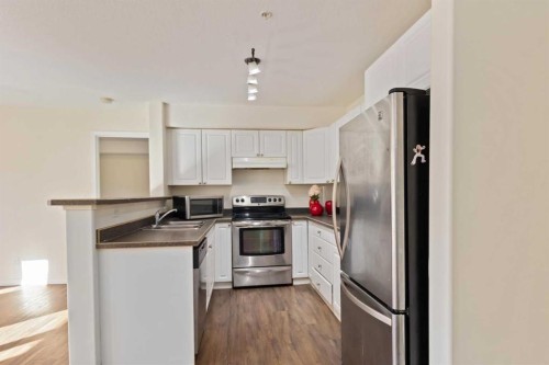 105-248B Grosbeak Way, Fort Mcmurray, AB - Indoor Photo Showing Kitchen With Double Sink