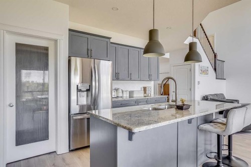 340 Killdeer Way, Fort Mcmurray, AB - Indoor Photo Showing Kitchen With Stainless Steel Kitchen With Upgraded Kitchen