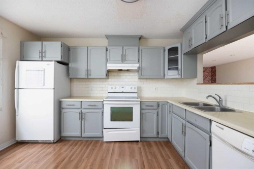 238 Windsor Drive, Fort Mcmurray, AB - Indoor Photo Showing Kitchen With Double Sink