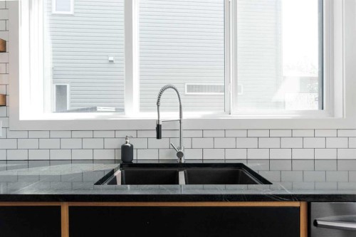 137 Pearson Drive, Fort Mcmurray, AB - Indoor Photo Showing Kitchen With Double Sink With Upgraded Kitchen