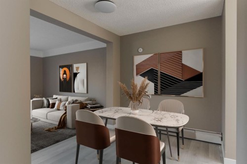 816-600 Signal Road, Fort Mcmurray, AB - Indoor Photo Showing Dining Room