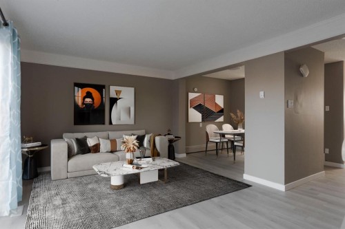 816-600 Signal Road, Fort Mcmurray, AB - Indoor Photo Showing Living Room