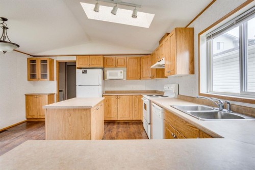 221 Mckinlay Crescent, Fort Mcmurray, AB - Indoor Photo Showing Kitchen With Double Sink