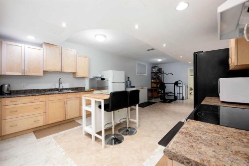 253 Starling Street, Fort Mcmurray, AB - Indoor Photo Showing Kitchen With Double Sink