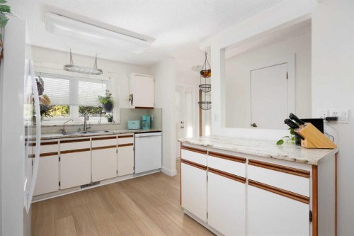 103 Garson Place, Fort Mcmurray, AB - Indoor Photo Showing Kitchen With Double Sink