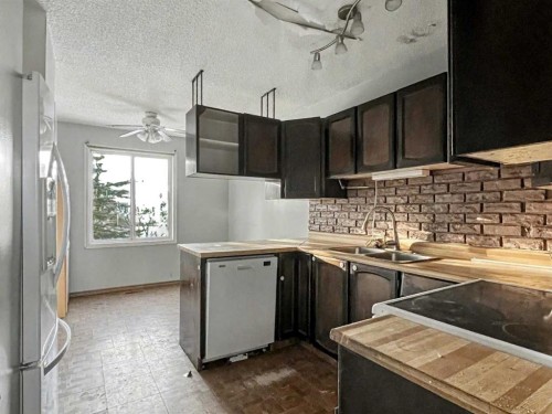 114 Bird Crescent, Fort Mcmurray, AB - Indoor Photo Showing Kitchen With Double Sink