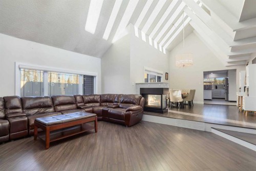 224 Torrie Crescent, Fort Mcmurray, AB - Indoor Photo Showing Living Room With Fireplace