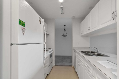 427-200 Richard Street, Fort Mcmurray, AB - Indoor Photo Showing Kitchen With Double Sink