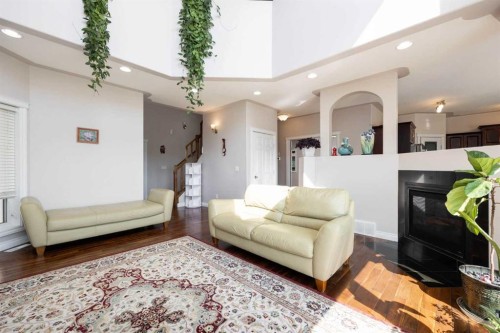 121 Gravelstone Way, Fort Mcmurray, AB - Indoor Photo Showing Living Room With Fireplace