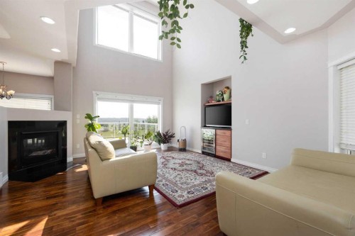 121 Gravelstone Way, Fort Mcmurray, AB - Indoor Photo Showing Living Room With Fireplace