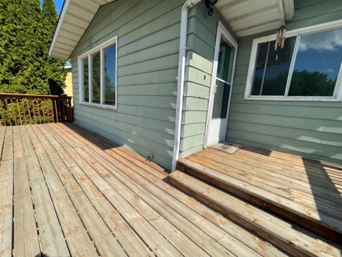 195 Eymundson Road, Fort Mcmurray, AB - Outdoor With Deck Patio Veranda With Exterior