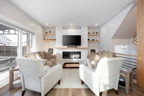 314 Pacific Crescent, Fort Mcmurray, AB - Indoor Photo Showing Living Room With Fireplace