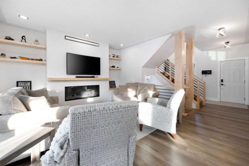 314 Pacific Crescent, Fort Mcmurray, AB - Indoor Photo Showing Living Room With Fireplace