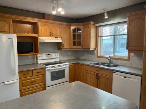 220 Boisvert Place, Fort Mcmurray, AB - Indoor Photo Showing Kitchen With Double Sink