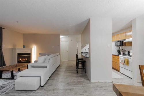 337-200 Richard Street, Fort Mcmurray, AB - Indoor Photo Showing Living Room With Fireplace