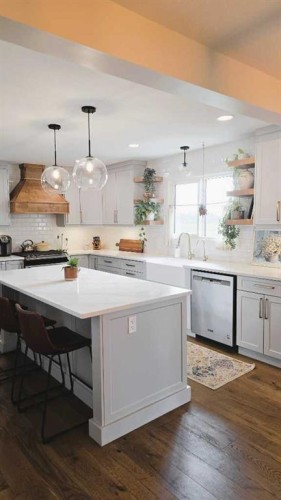 66580 Twp Rd 162, Plamondon, AB - Indoor Photo Showing Kitchen With Upgraded Kitchen