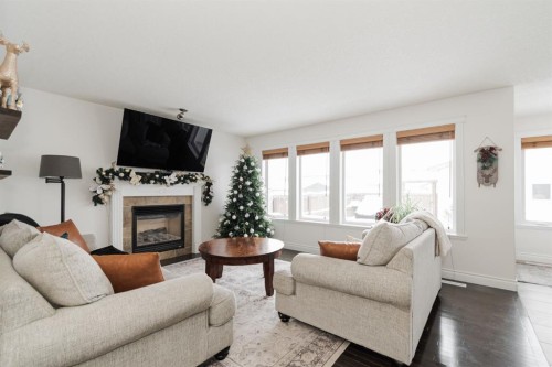 149 Magpie Street, Fort Mcmurray, AB - Indoor Photo Showing Living Room With Fireplace