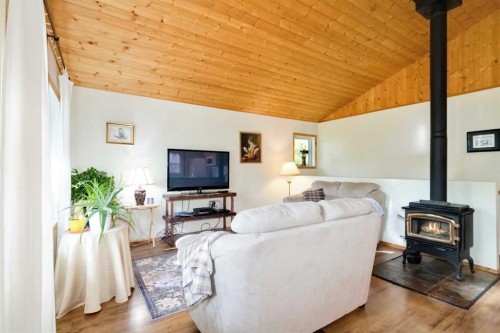 165-14457 Twp Rd 683, Lac La Biche, AB - Indoor Photo Showing Living Room With Fireplace