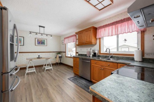 9 Bennett Crescent, Fort Mcmurray, AB - Indoor Photo Showing Kitchen With Double Sink