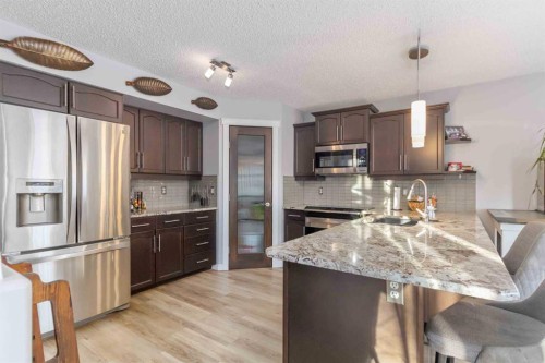 113 Bussieres Drive, Fort Mcmurray, AB - Indoor Photo Showing Kitchen With Stainless Steel Kitchen With Upgraded Kitchen