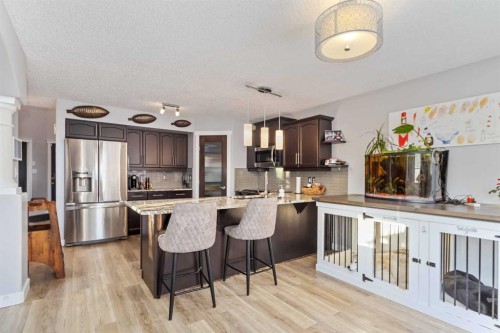 113 Bussieres Drive, Fort Mcmurray, AB - Indoor Photo Showing Kitchen With Stainless Steel Kitchen With Upgraded Kitchen