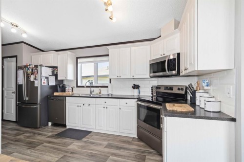 161 Card Crescent, Fort Mcmurray, AB - Indoor Photo Showing Kitchen With Stainless Steel Kitchen With Double Sink