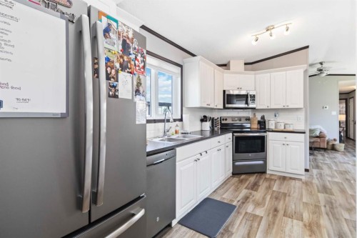 161 Card Crescent, Fort Mcmurray, AB - Indoor Photo Showing Kitchen With Stainless Steel Kitchen With Double Sink