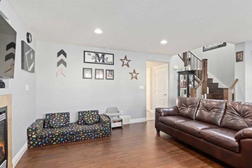 182 Crabapple Way, Fort Mcmurray, AB - Indoor Photo Showing Living Room With Fireplace